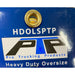 Light Gray HDOLSPTP Heavy Duty Easy Hook Oversize Load Sign, 18" X 84"