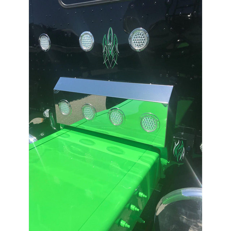 IC172021-14 Peterbilt 389 Shock Box Cover - 45 Degree Top Design