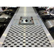 #15413 Inline deck plate Stainless box (For Merritt deck plate systems) airline Dark Gray