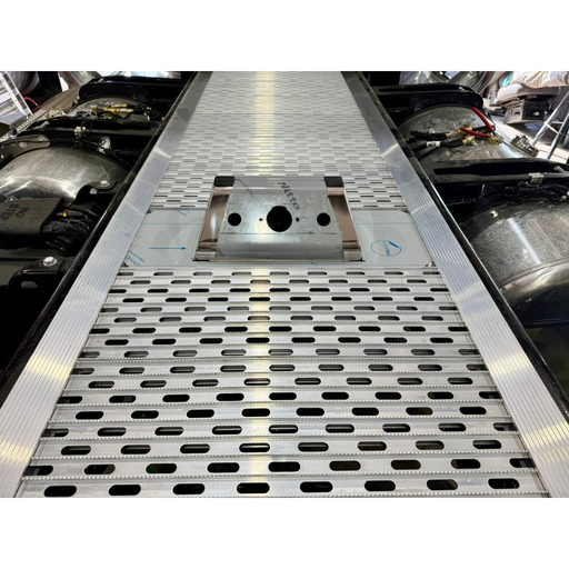 #15413 Inline deck plate Stainless box (For Merritt deck plate systems) airline Dark Gray