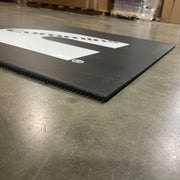 3/8'' RUBBER MUDFLAP CUMMINS LOGO (Choose Color) (24'' X 30'') Mud Flap WHITE CUMMINS LOGO (24" X 30"),RED CUMMINS LOGO (24'' X 30'') Dim Gray