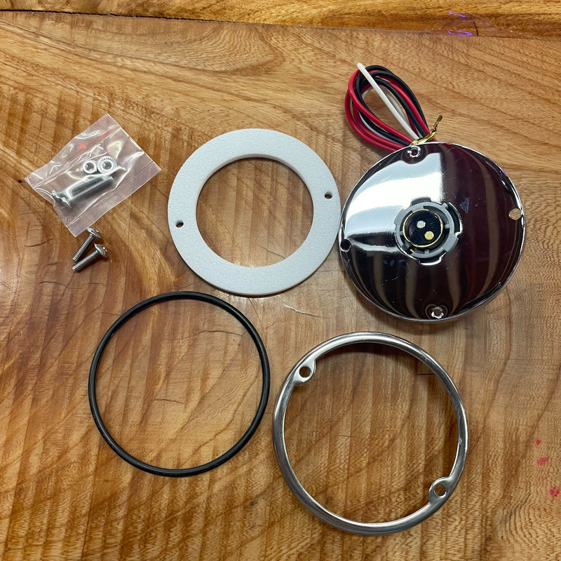 JML-K4 3 Wire 1157 Watermelon Flush Mount Twist Lock Socket Kit (Without Lens) Sienna