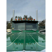 #GGE1 Peterbilt 379/389 304 Polished Stainless Steel Peterbilt OEM Replacement Wiper Arm Light Slate Gray