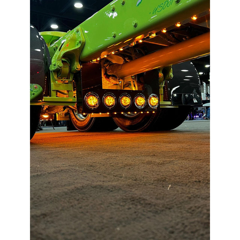#IC983017-14 Front Drive Axle Filler Panel (4) 4" Light Holes on Front Panel and (4) 4" Lights on Rear Panel