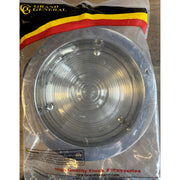 CR. DIE CAST FLANGE MOUNT CLEAR LIGHT 4" light w/die cast housing Dim Gray