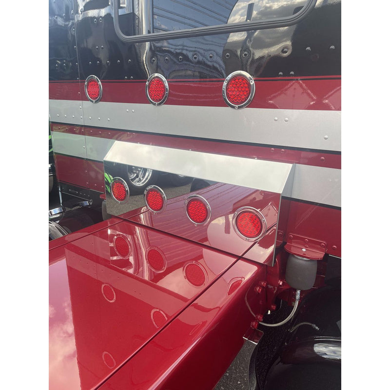 IC172021-14 Peterbilt 389 Shock Box Cover - 45 Degree Top Design