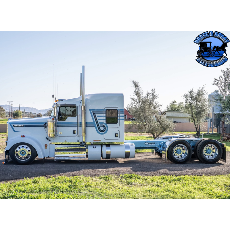 DP-24P-60060CP 6'' FLAT TOP EXHAUST STACK; 60'' LONG