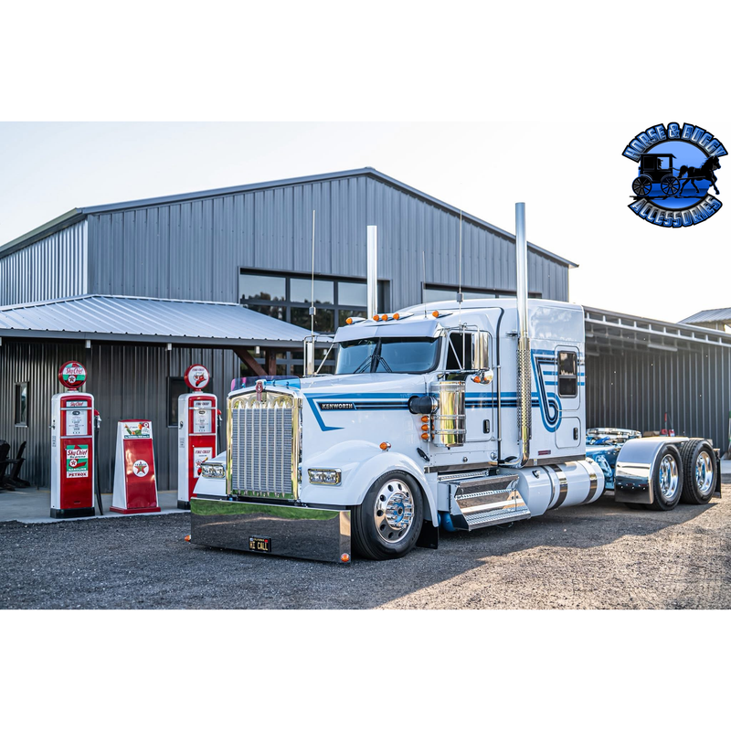 DP-24P-60060CP 6'' FLAT TOP EXHAUST STACK; 60'' LONG