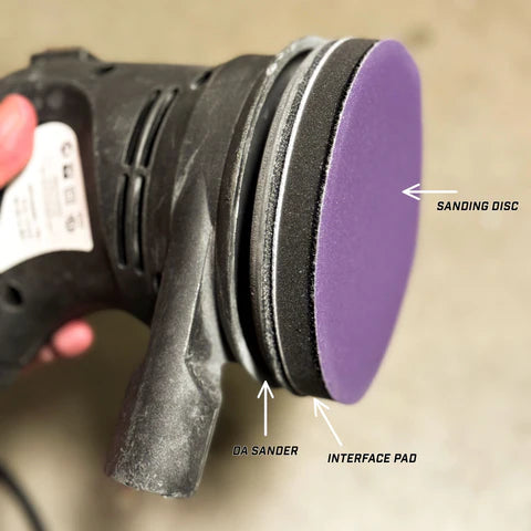 5" Sanding Interface Pad (Hook & Loop) (12 Pack)