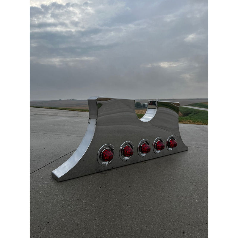 #IC983082-14 Fuel Tank I-Panel 4 - 4" Lights in Body & 4 - 4" Lights in Back Panel