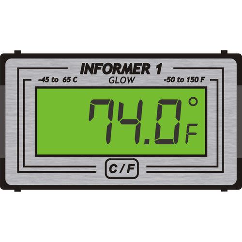 410 INF 1 Glow Temp GAUGE Dark Slate Gray