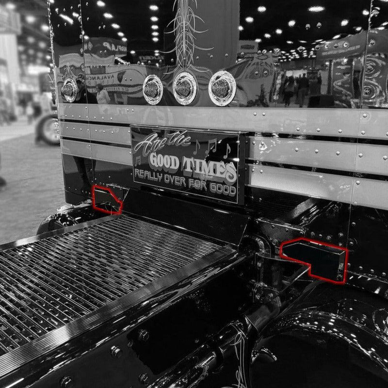 IC181020-14 Peterbilt 589 Air Bag Cover Black