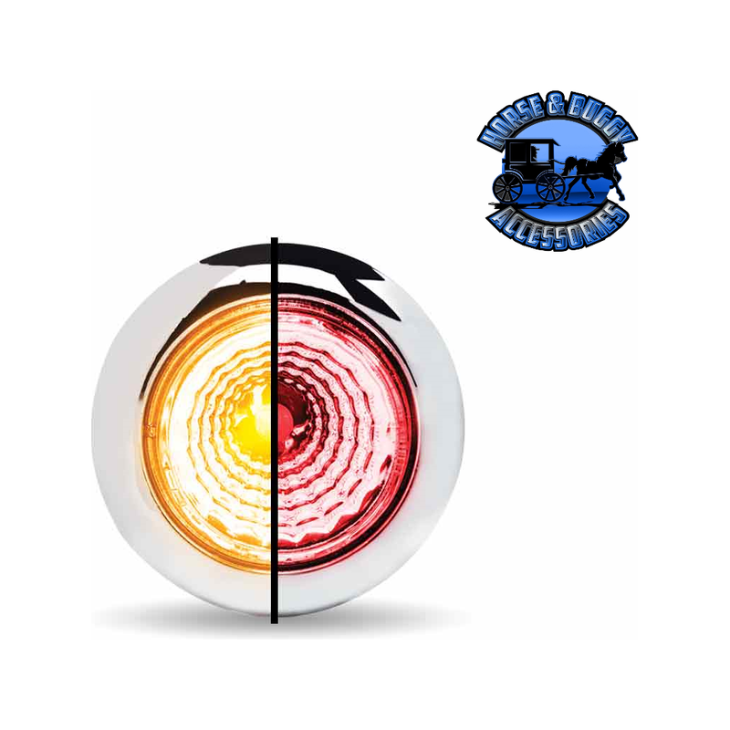 3/4" Trux Dual Revolution LEDs (Choose Color and Style) 3/4" Light 3/4″ Amber to Red Round – 1 Diode Dark Slate Gray