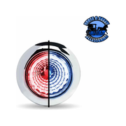 3/4" Trux Dual Revolution LEDs (Choose Color and Style) 3/4" Light 3/4″ Red to Blue Round – 1 Diode Dark Slate Gray