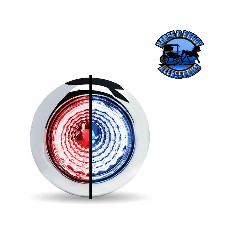 3/4" Trux Dual Revolution LEDs (Choose Color and Style) 3/4" Light 3/4″ Red to Blue Round – 1 Diode Dark Slate Gray