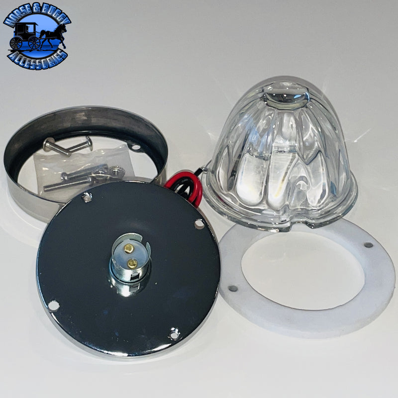 JML-WK2-C Clear Watermelon Glass Lens KIT 2 Wire 1157