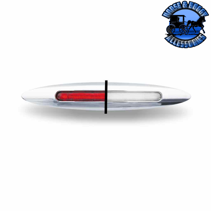 Light Gray 6" Trux Dual Revolution LEDs (Choose Color and Style) DUAL REVOLUTION Red to White Slim Flatline - 9 Diodes