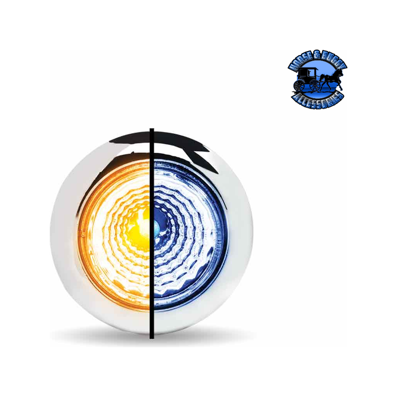 3/4" Trux Dual Revolution LEDs (Choose Color and Style) 3/4" Light 3/4″ Amber to Blue Round – 1 Diode Dark Slate Gray