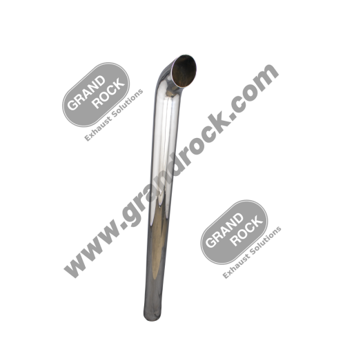 K4-60EXC  STACK CURVED,4"X60,ID INLET CHROME