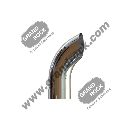 K6-18EXC  6" X 18" CURVED TOP ID CHROME