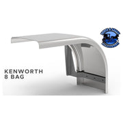 Shift Blind Mount brackets Half Fenders (Kenworth 8 bag) (Universal for any application as well) fender bracket sp-172676 passenger,sp-172675 drivers Light Gray