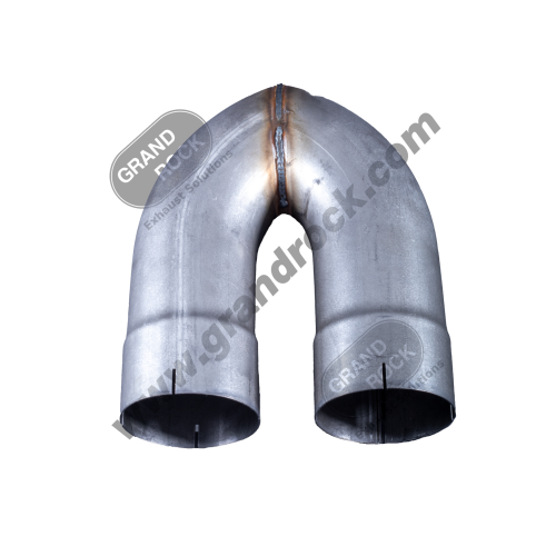 KW-ACUP 5" 2-BEND ID/ID U-PIPE aluminized (Kenworth muffler delete)
