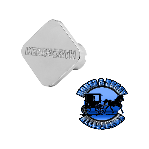 CK-KW2-S KENWORTH NAME SQUARE KNOB Midnight Blue