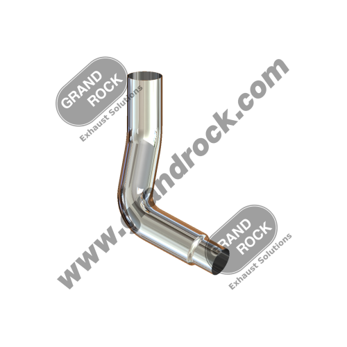 KW6-18616LC  6"2-BEND OD/R5"OD PIPE LEFT CHR