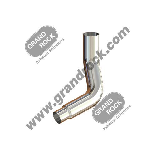 KW6-18616RC  6"2-BEND OD/R5"OD PIPE RIGHT CHR