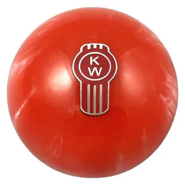 Kenworth Emblem Shift Knobs (1/2"-13 female threads) Twisted Shifterz (Choose Color) SHIFTER Orange Pearl Firebrick