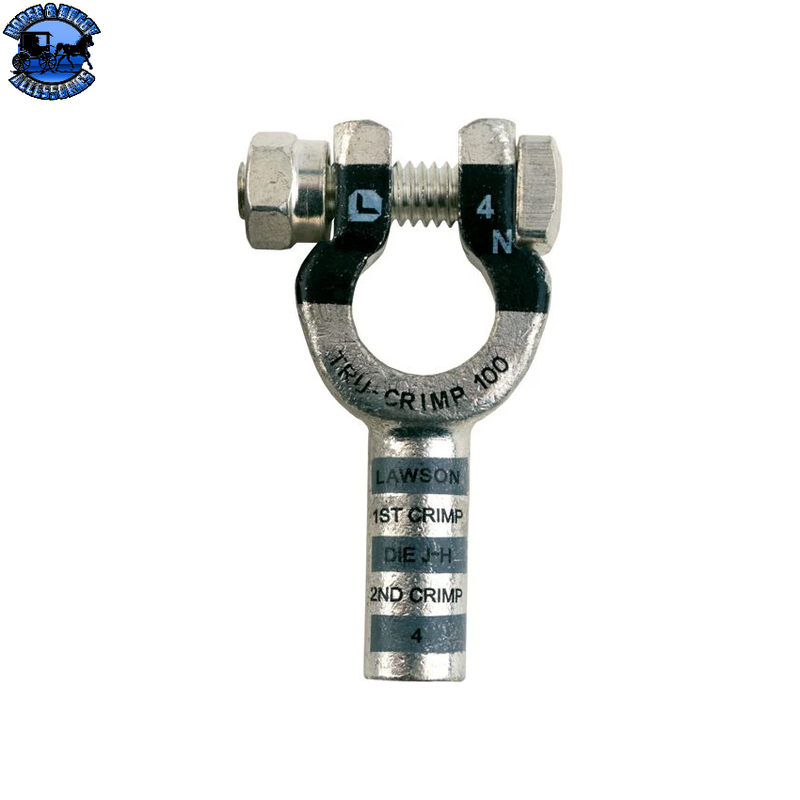 LP-99912 TRU-CRIMP TERMINALS, LUGS & BUTT CONNECTOR POST-TOP TERMINAL 4 GAUGE NEGATIVE