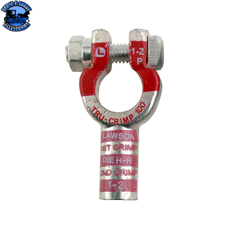 LP-99913 Tru-Crimp® Battery Terminal 2/1 AWG Straight Barrel Positive