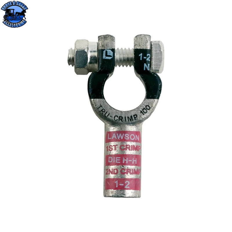 LP-99914 Tru-Crimp® Battery Terminal 2/1 AWG Straight Barrel Negative