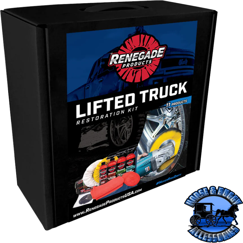 Renegade Lifted Truck Detailing & Restoration Kit rp-LFGRPKR-LT-KIT Renegade Metal Polishing kits Black