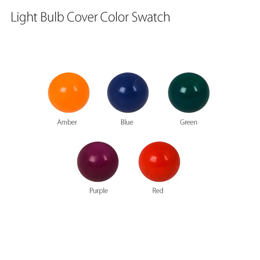 Large Bulb Covers (AMBER) #80680 Tomato