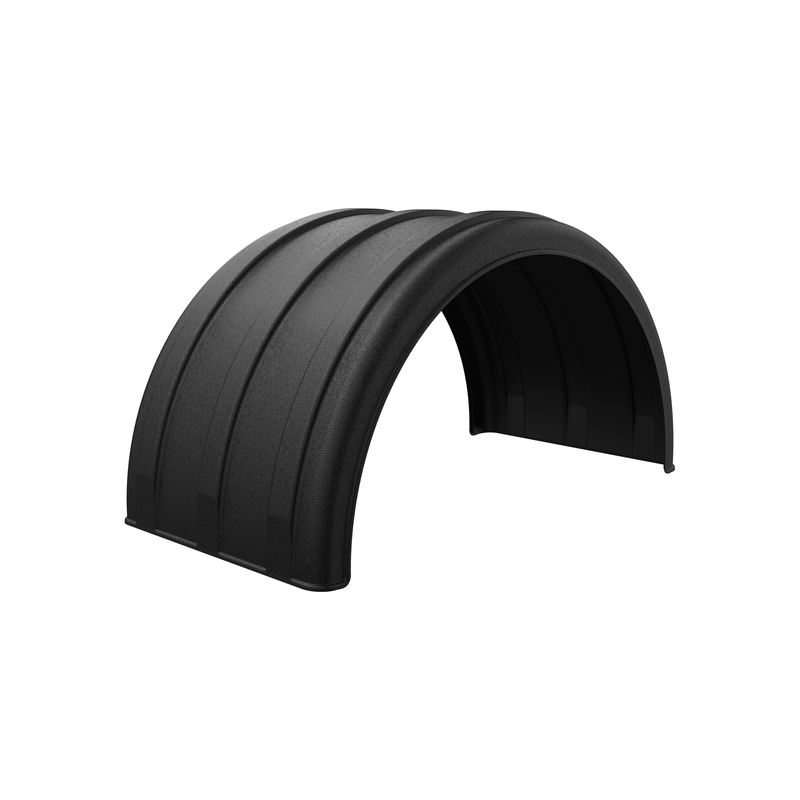 HB-10001909 TEXAS DOUBLE (EXTRA LONG SINGLE RADIUS) (SOLD BY THE PIECE) Perfect fit for 24.5” dual tires MZ-MIN2480B Black