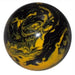 Black Marbled Shift Knobs (1/2"-13 female threads) SHIFTER Black and Yellow