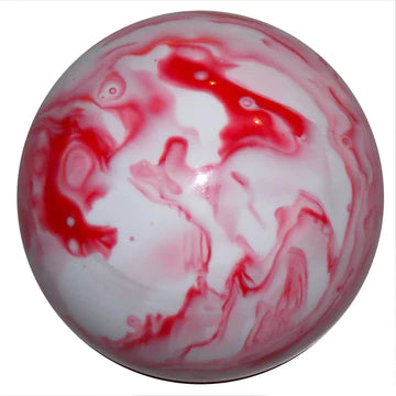 Rosy Brown Marbled Shift Knobs (1/2"-13 female threads) SHIFTER Red and White