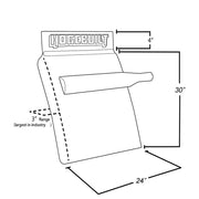 H-Q130 30'' (304SS) QUARTER FENDER KIT; 16 GAUGE (PAIR) QUARTER FENDER Black