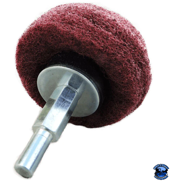 Renegade Mushroom Scuff Pad with Shank 2" and 3" Airway Buffs 2 inch,3 inch Dark Slate Gray