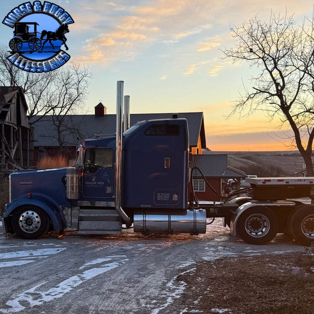 #24P-70064CP 7'' FLAT TOP EXHAUST STACK (64'' LONG)