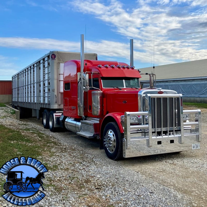 #A575004 WINDSHIELD TRIM SET PB 379,386,388,389 3/4" WIDE SS