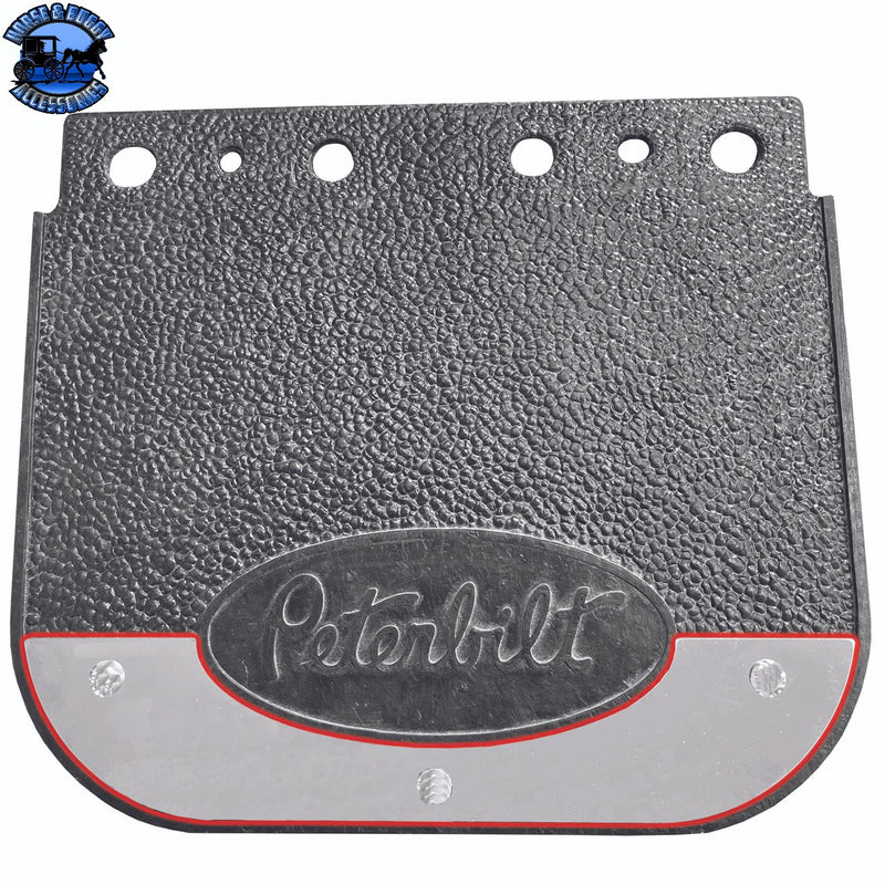IC189001-14 Peterbilt front mudflap weights rounded style