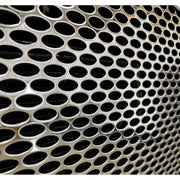 Grill Insert for Peterbilt 589 (Choose Hole Design) Peterbilt Oval Black