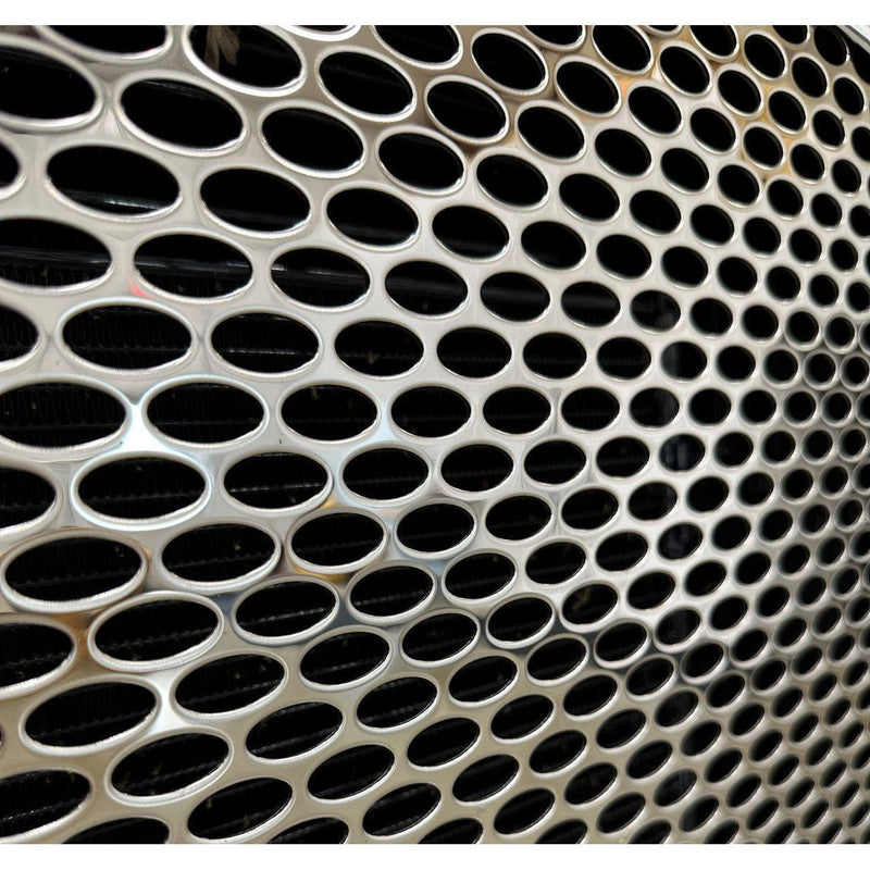 Grill Insert for Peterbilt 589 (Choose Hole Design) Peterbilt Oval Black