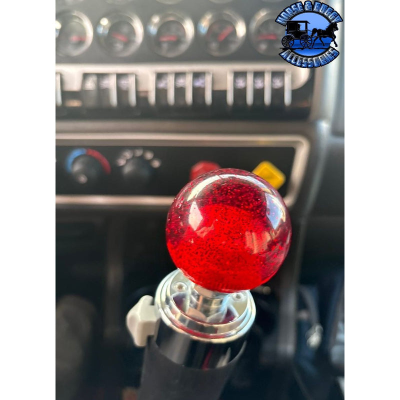 Glitter Shift Knobs (1/2"-13 female threads) Twisted Shifterz (Choose Color)