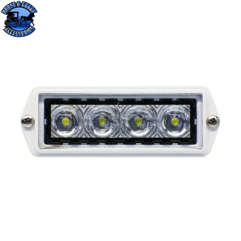 TN-P10-WWFP-1 SPREADER LIGHT WHITE LED FLUSH MOUNT W/PIGTAIL WIRE