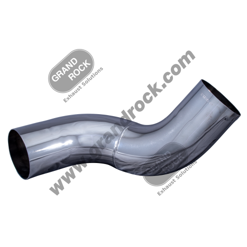 PB-13059LC  5"2-BEND OD/OD PIPE LEFT CHR