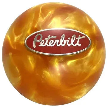 Peterbilt Emblem Brake Knobs (5/8"-11 female threads) Twisted Shifterz (Choose Color) brake knob Amber Pearl Chocolate