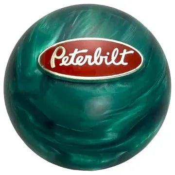 Peterbilt Emblem Brake Knobs (5/8"-11 female threads) Twisted Shifterz (Choose Color) brake knob Green Pearl Dark Slate Gray